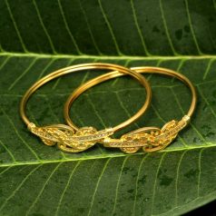 Gold Color Pair Of Bangle 